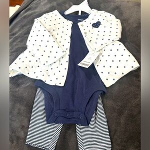 Carter 3 piece baby outfit